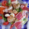 ensalada con jamon